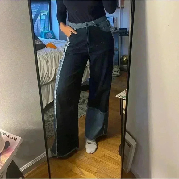 Honor the Gift Colorblock Utility Jean - Picture 2 of 6